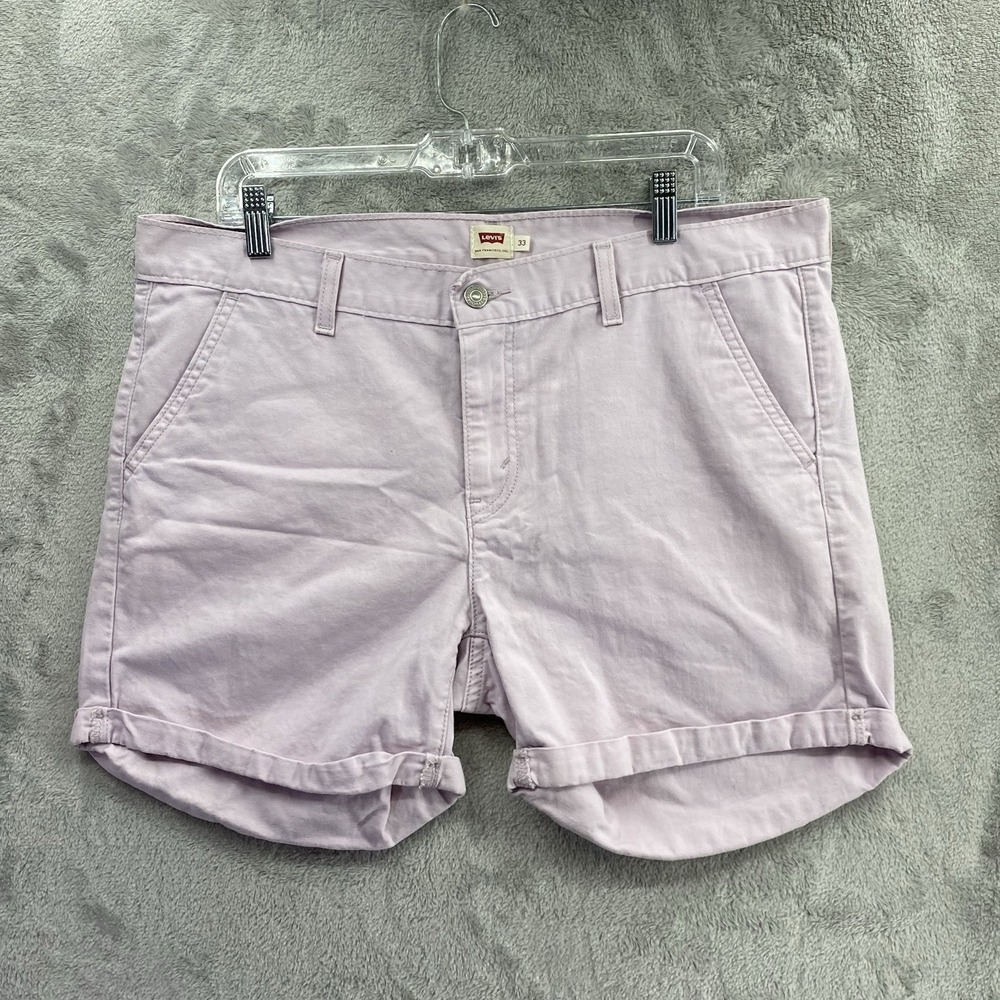 Levi's Pink Chino Shorts Women's Size 33 Casual Summer